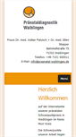 Mobile Screenshot of praenatal-waiblingen.de