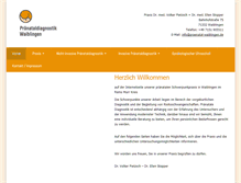 Tablet Screenshot of praenatal-waiblingen.de